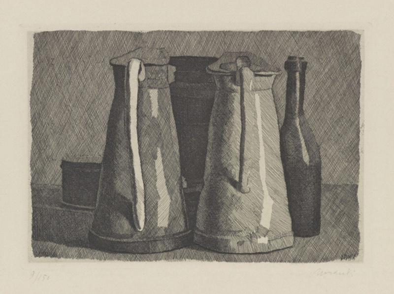 Sketches, 720P, Giorgio Morandi, Classic Art, Jars
