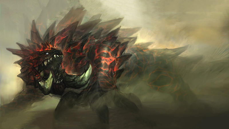digital composite, burning, 1080P, abstract, plant part, nature, motion, backgrounds, smoke - physical structure, creativity, textile, Monster Hunter