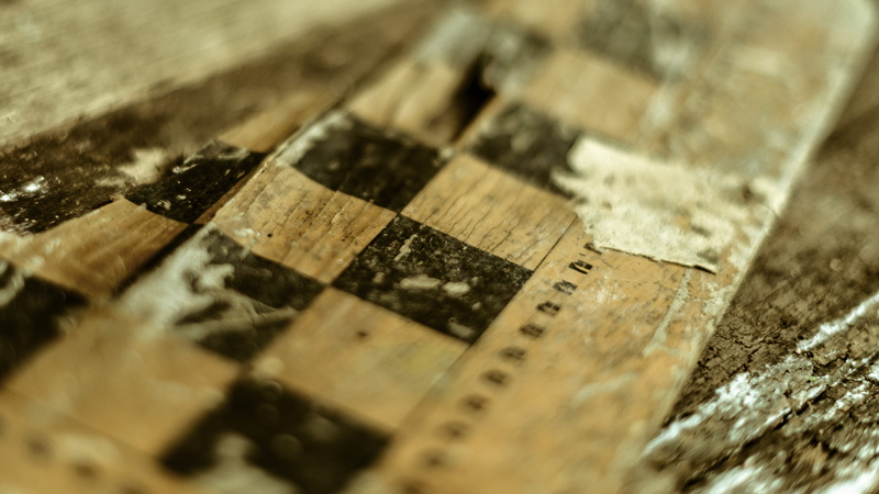 chess, selective focus, number, nature, day, wood, studio shot, dirt, old, high angle view, 4K, close-up, table, no people, still life, italy, communication