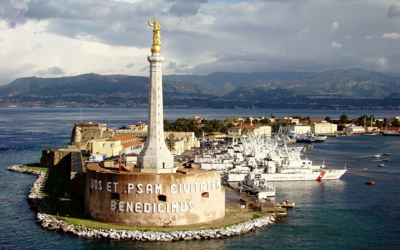 Lighthouse, Buildings, Sicily Lighthouse, Messina, 1080P