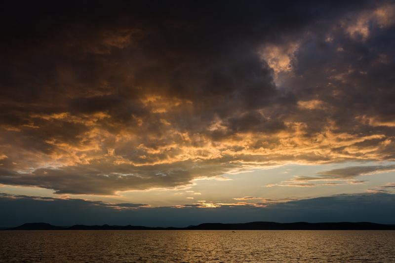 in the evening, environment, tranquility, sunset, beauty in nature, no people, clouds, nature, cloud - sky, sea, dramatic sky, summer, silhouette, mood