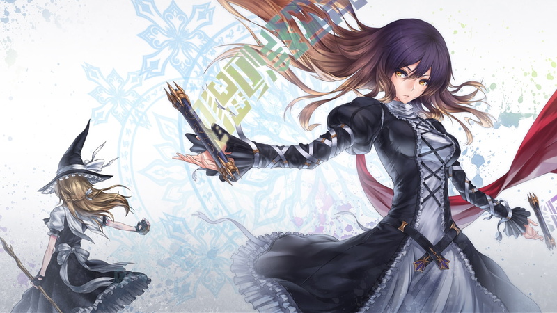anime, hd, staff, dress, girls, wallpap, hats, 1080P, byakuren, kirisame, art, Touhou, Video Games, video, x, games, marisa, hijiri