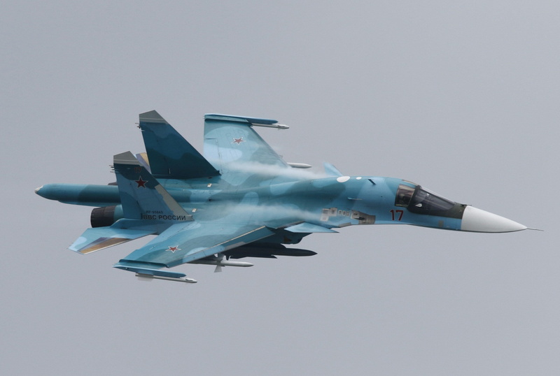 Warplane, Jet Fighters, 2K, Aircraft, Sukhoi Su-34, Jet Fighter