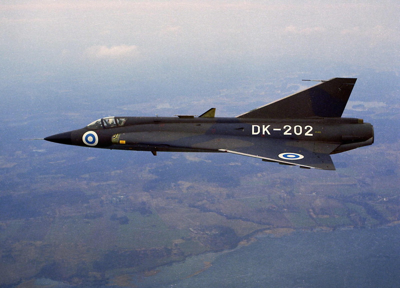 force, military, jet, saab, fighter, draken, air, aircraft, swedish, 1080P