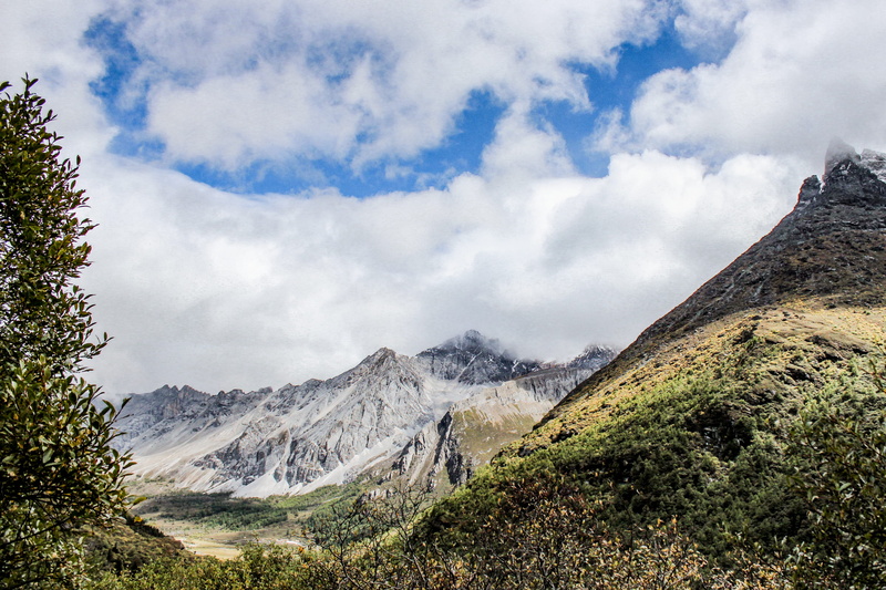 mountain, cloud - sky, travel destinations, environment, 2K, scenics - nature, yading, outdoors, tranquil scene, china, land, tranquility, nature, mountain peak