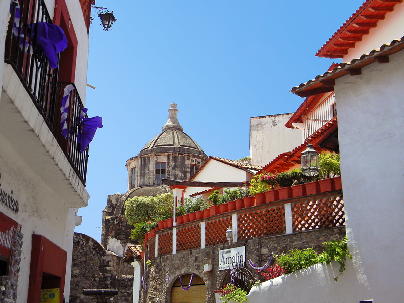 destination, taxco, village, no people, view, tourism, place of worship, building exterior, history, nature, residential district, mexico, architecture