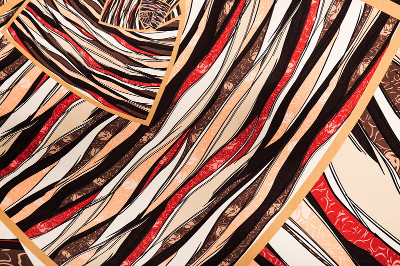 clothing, 5K, still life, design, texture, vivid color, indoors, variation, macro, full frame, brown, fashion, abstract, painting, fabric, multi colored