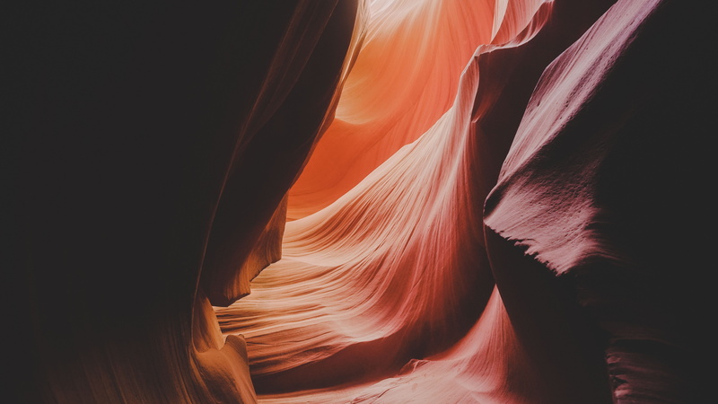orange color, pretty, flame, elegant, physical geography, eroded, blur, non-urban scene, geology, low angle view, color, indoors, canyon, tranquility, art
