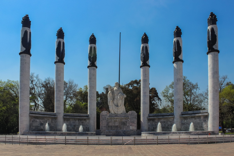 5K, day, art and craft, sky, temple, ancient, travel, human representation, famous, low angle view, mexico, tourism, history, landmark, monument, architecture