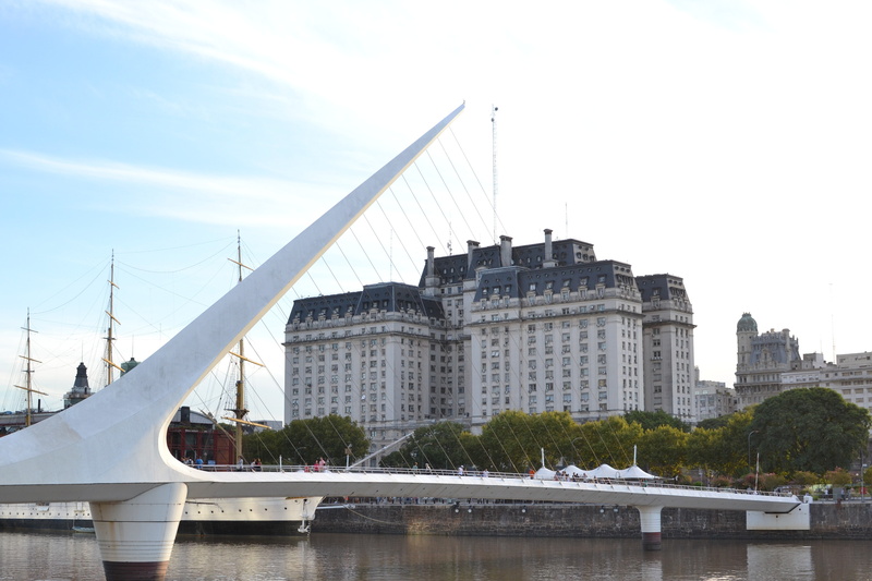 Puerto Madero, day, built structure, nature, river, connection, waterfront, transportation, bridge, bridge - man made structure, travel, architecture, 4K