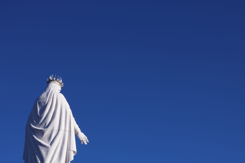 white color, copy space, france, catholic, freedom, human representation, white, 5K, belief, nature, religion, outdoors, sky, clear sky, murat, independence