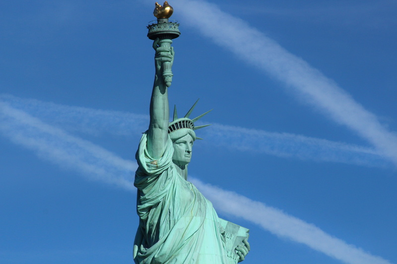 no people, history, sky, landmark, blue, sculpture, outdoors, travel, uSA, independence, representation, famous Place, angel, monument, dom, symbol, statue