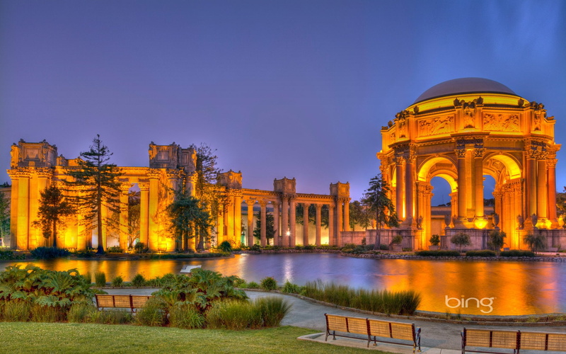 1080P, Palace, Palace Of Fine Arts, Building, San Francisco, Monuments, Architecture