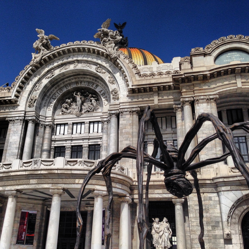 1080P, nature, the past, creativity, spider, mexico, arts, built structure, sky, human representation, day, clear sky, statue, architecture, architectural column
