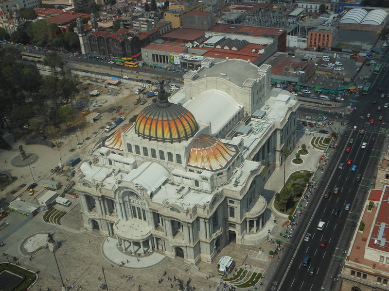 religion, dome, cityscape, residential district, mexico, palace, palace of fine arts, architecture, spirituality, built structure, building exterior, travel destinations
