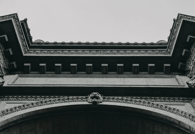 vertebrate, architectural column, no people, sky, animal themes, san francisco, architecture, clear sky, arch, bnw, built structure, palace of fine arts