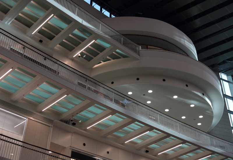 low angle view, illuminated, mall, portugal, window, glass - material, architectural feature, alameda, architecture, lighting equipment, continente, city