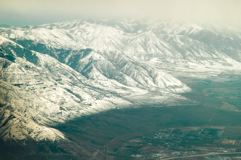 day, physical geography, United States, lake, Mountains, Utah, city, snow, beauty in nature, salt, public domain, utah, mountain peak, high Angle View