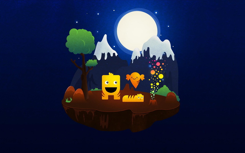 magical, 1080P, night, creative and graphics