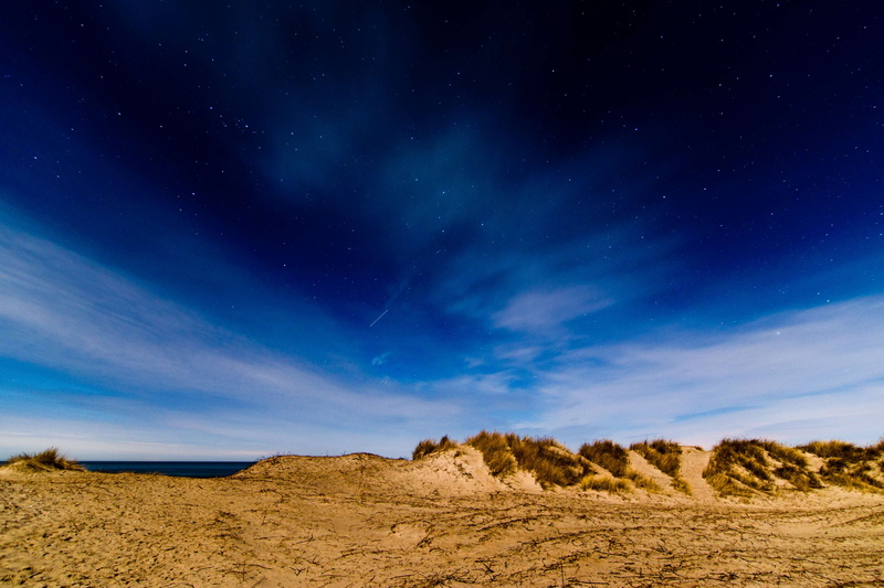 starry, non-urban scene, night, 4K, star, dark, semi-arid, star - space, desert, nature, blue, cloud - sky, space, beauty in nature, tranquil scene, environment