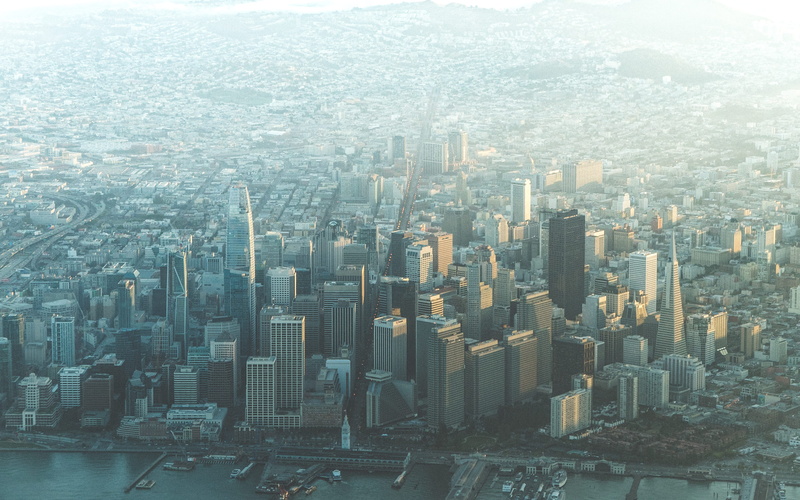 buildings, financial district, city, adventure, 2K, nature, sunset, tall - high, trip, outdoors, california, city life, architecture, sanfrancisco, day