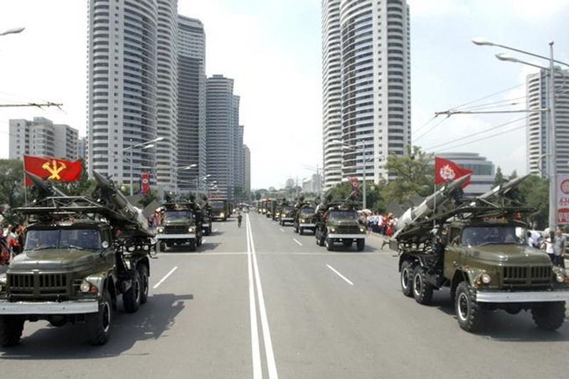 military, parade, missile, truck, vehicle, wepons, 4K