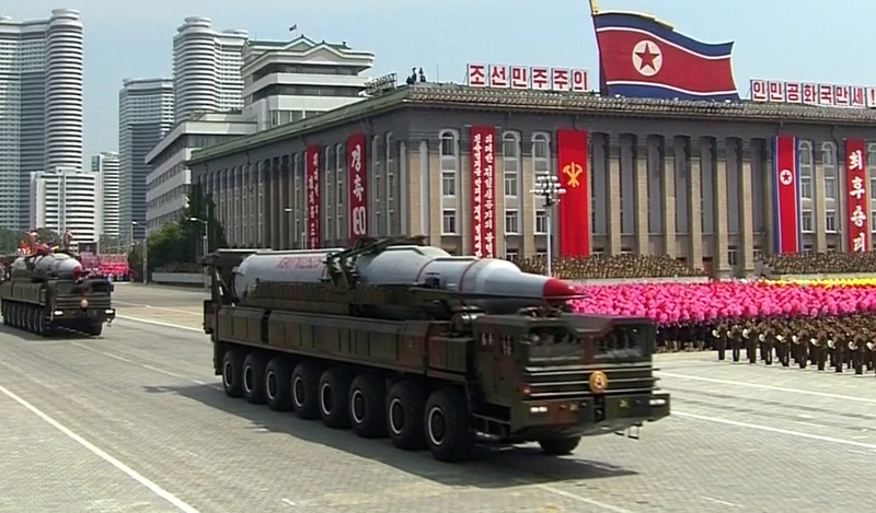 wepons, military, vehicle, truck, missile, parade, 4K