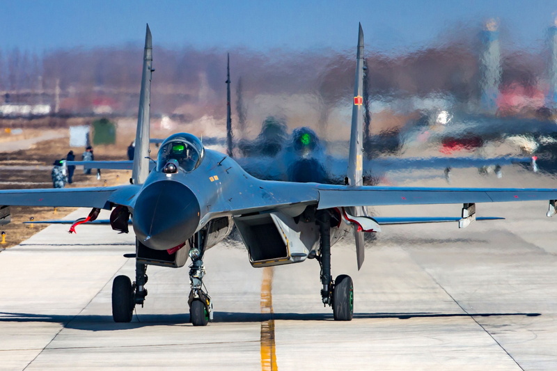 fighter, jet, Su-27, shengyang J-11, J-11, 1080P, weapon