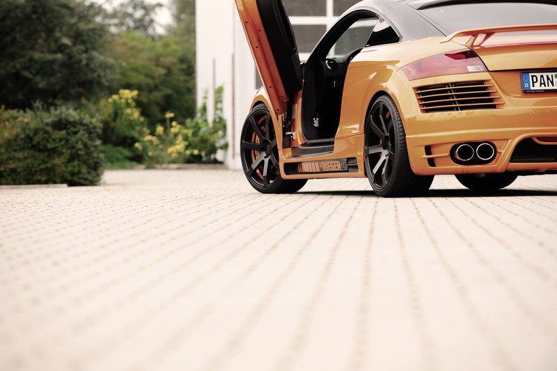 land vehicle, shadow, selective focus, day, no people, audi, tuning, rieger, plant, city, 2011, wheels, tree, nature, tire, road, wheel, 2K, mode of transportation