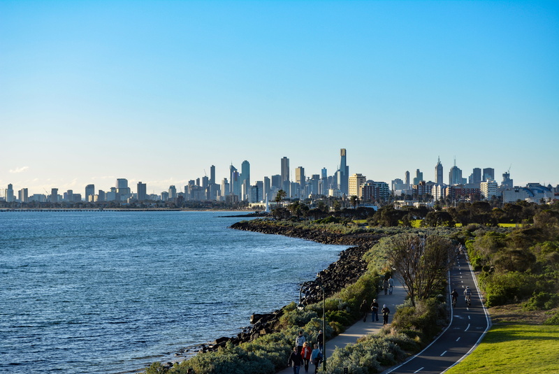 5K, building exterior, copy space, office building exterior, victoria, sky, explore, clear sky, landscape, bay, travel, elwood, blue, day, melbourne, australia