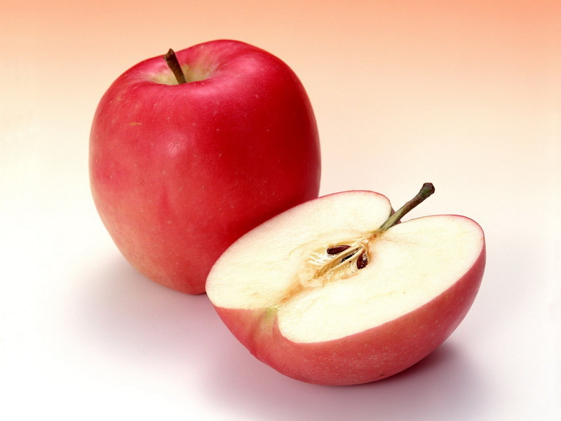 close-up, 1080P, backgrounds, no People, still life, apples, food, wellbeing, apple, cut out, isolated, plant stem, cross section, dessert, healthy Eating