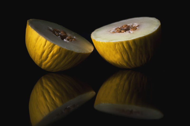 food and Drink, freshness, three objects, two objects, close-up, 4K, fruits, cross section, melon, healthy eating, ripe, slice, group of objects, seed