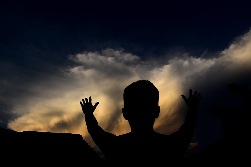human arm, 5K, sky, nature, outdoors, cloud - sky, sunrise, dark, human body part, clouds, human limb, silhouette, hand, real people, forgiveness, limb