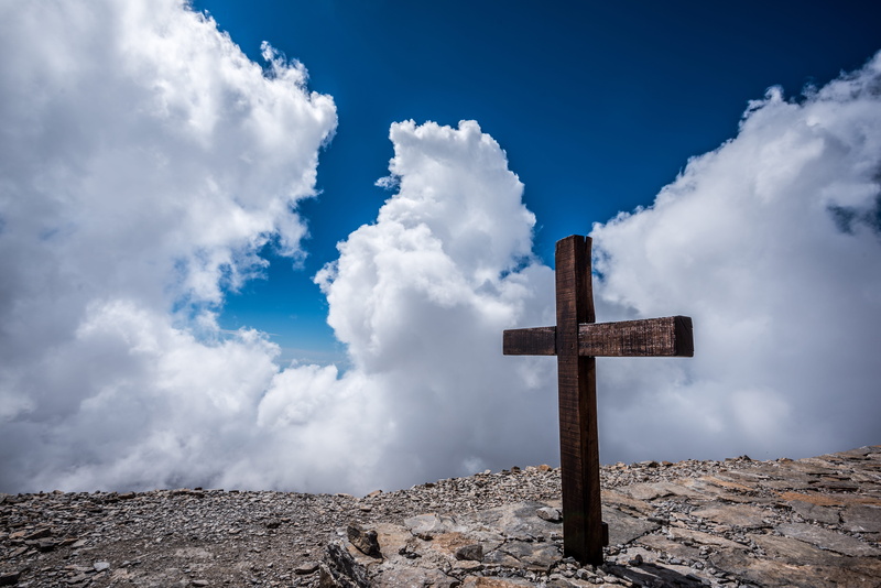 5K, religion, cross, belief, tranquility, no people, religious equipment, cloud, outdoors, day, forgiveness, spirituality, tranquil scene, greece, cloud - sky