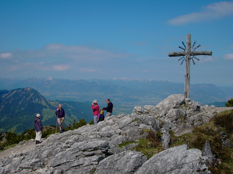 oberjoch, nature, people, real people, 1876 m, frisch, mountain range, men, holiday, women, scenics - nature, mountain, summit cross, beauty in nature
