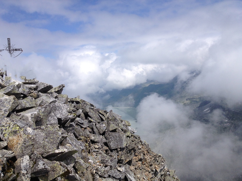 beauty in nature, geology, mountain peak, scenics - nature, summit, tranquil scene, sky, landscape, day, fog, tranquility, no people, non-urban scene, mountain
