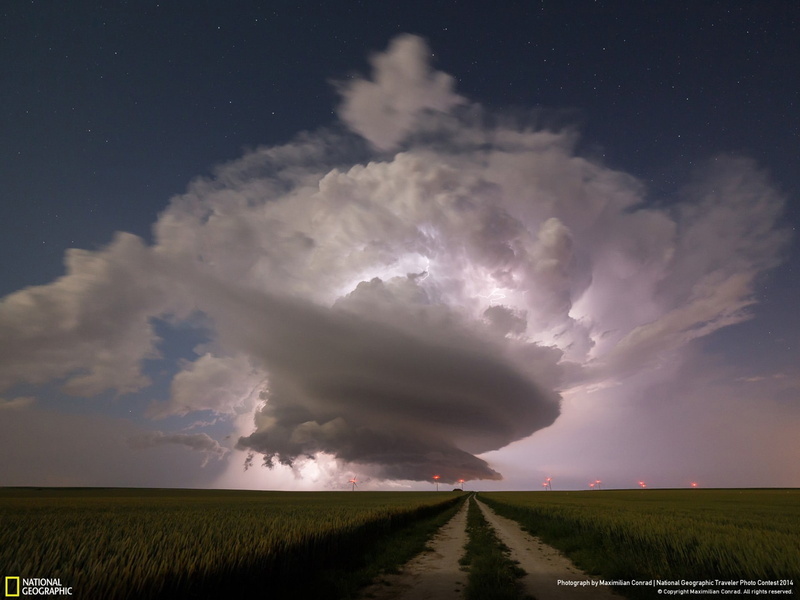 land, extreme weather, thunderstorm, transportation, field, outdoors, storm, cumulus, nature, storm cloud, 1080P, sky, cloud, cloud - sky, landscape