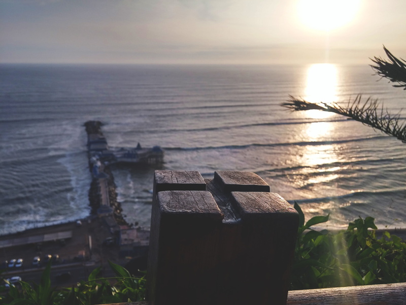 shore, water, tranquility, sunset, sunlight, Sol, beauty in nature, tranquil scene, land, idyllic, sun, Peru, no people, Lima, sea, Beach, scenics, outdoors