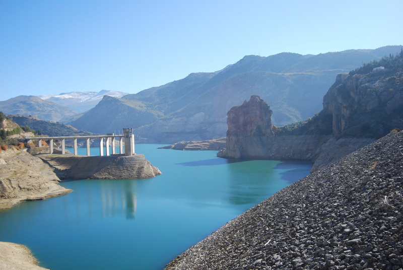 sky, 4K, hydroelectric Power Station, travel destinations, dam, Lake, idyllic, mountain, rock - Object, non-urban scene, outdoors, Nature, tranquil scene