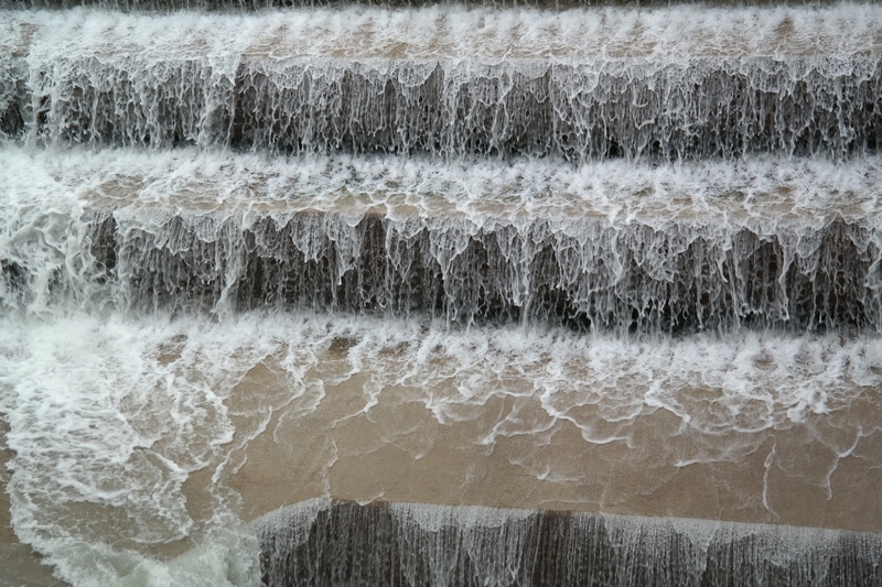5K, places of interest, no people, Weir, bubble, inject, water power, Water, attraction, day, sport, wave, power in nature, backgrounds, full frame, gradually