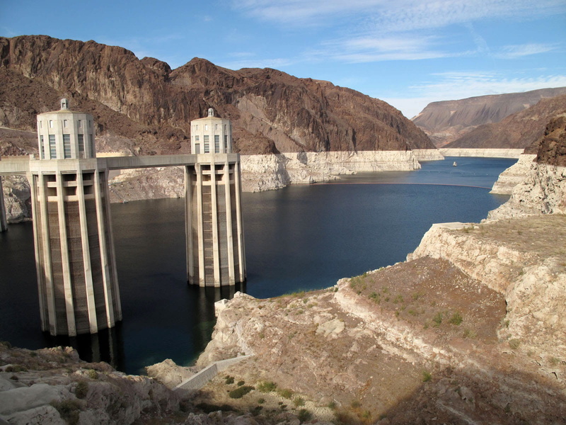 alternative Energy, concrete, public domain, mead, outdoors, nevada, industry, dam, tranquility, architecture, scenics - nature, mountain, beauty in nature
