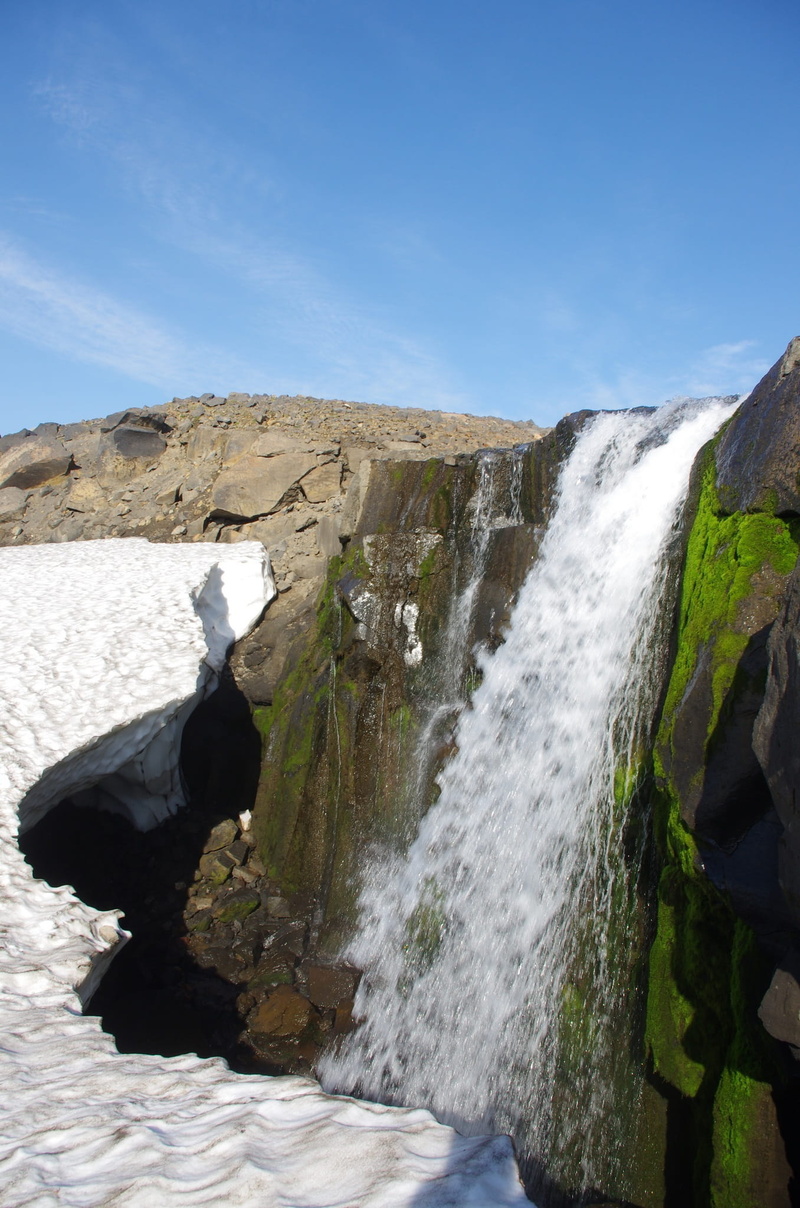 waterfall, rock, environment, 1080P, mountains, journey, mountain valley, landscape, outdoors, tourism, scenics - nature, real people, beauty in nature