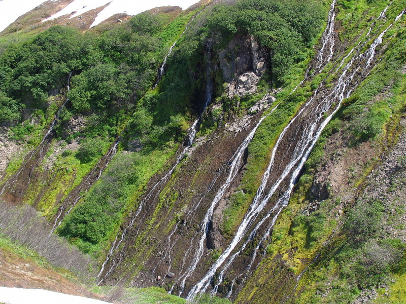 1080P, land, nature, scenics - nature, autumn, journey, kamchatka, stones, forest, no people, waterfall, plant, idyllic, tree, mountains, mountain landscape