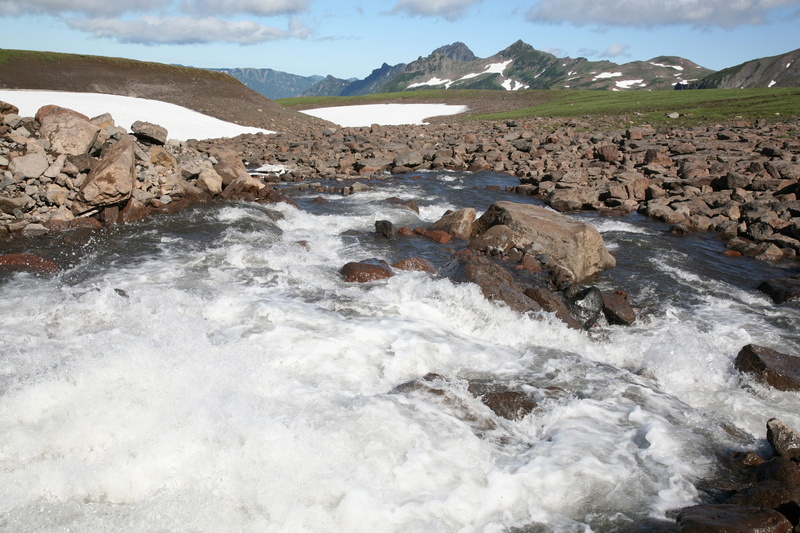 power in nature, tranquility, no people, scenics - nature, the snow, mountain valley, nature, mountains, highlands, environment, mountain stream, sea, day
