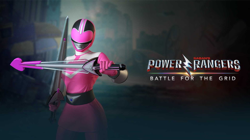 game, 1080P, Power Rangers, pink, warrior, Power Rangers: Battle for the Grid, weapon, Jen Scotts, nWay, swords, Time Force