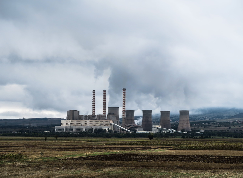 smoke stack, fuel and power generation, nature, building, no people, cooling tower, fumes, industry, pollution, cloud, power station, exterior, factory