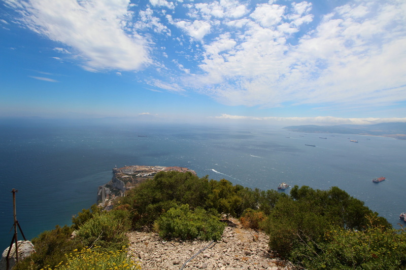 gibraltar, outdoors, plant, africa, cloud - sky, nature, horizon over water, idyllic, tranquility, no people, water, scenics - nature, land, day, sea, 5K