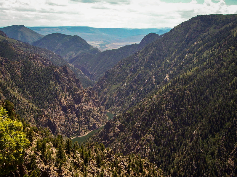mountain, landscape, black canyon, river, trees, black canyon of the gunnison, nature, gunnison, outdoors, gunnison, beauty in nature, mountain range, national park