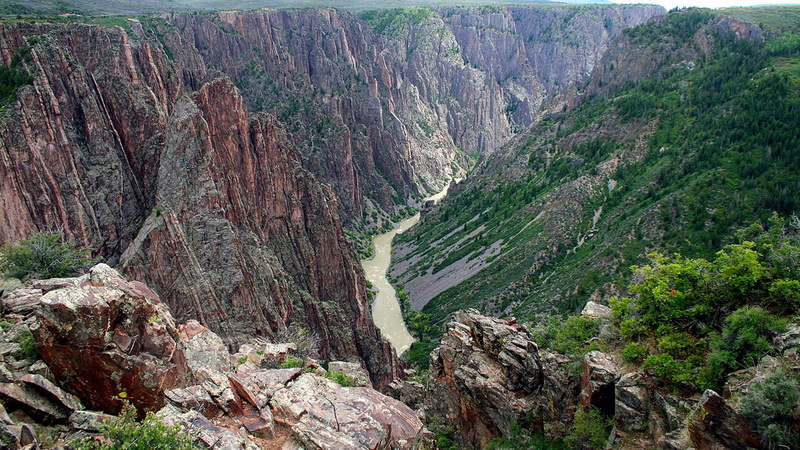 park, hd, canyon, national, black, colorado, gunnison, west, 1080P, river