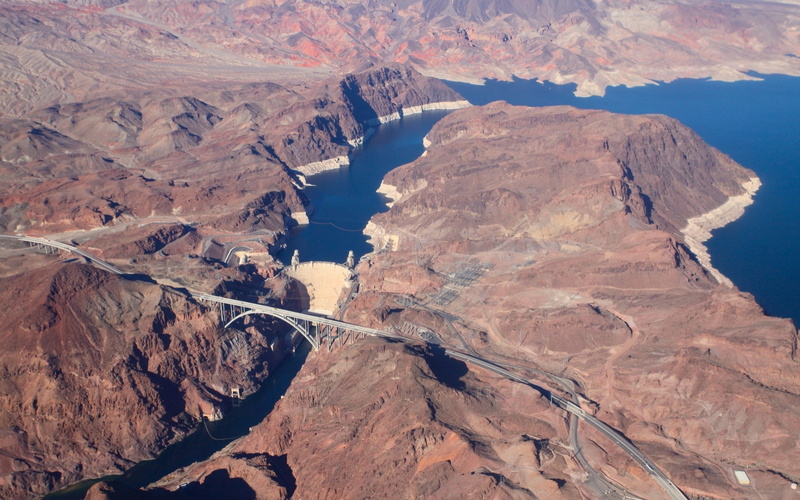 mountain range, no people, mountain, day, Hoover Dam, nature, solid, outdoors, rock formation, rock - object, physical geography, geology, landscape, climate